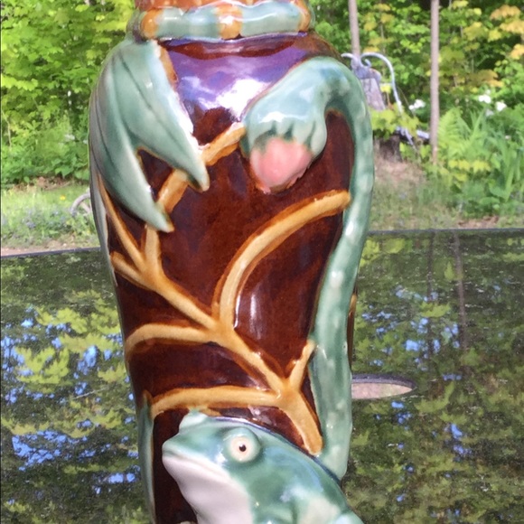 HERBS 🌱 VTG Over and Back HERBS Portugal Pasta🍝 SALAD SERVICE BOWL - Picture 10 of 14